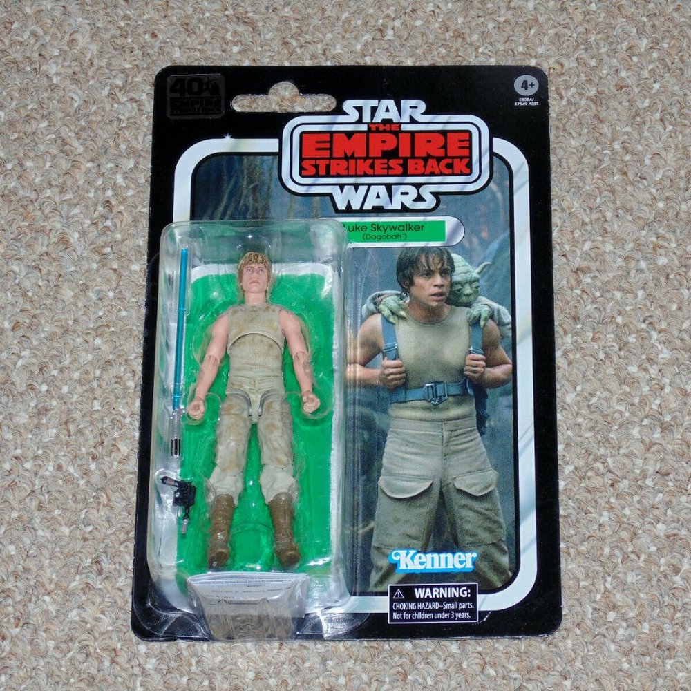 2020 Hasbro Star Wars ESB 40th 6" Black Series Luke Skywalker Dagobah MIB New